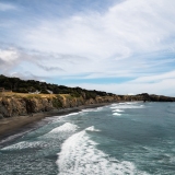 Late-Spring Surf & Clouds, Black Point Beach